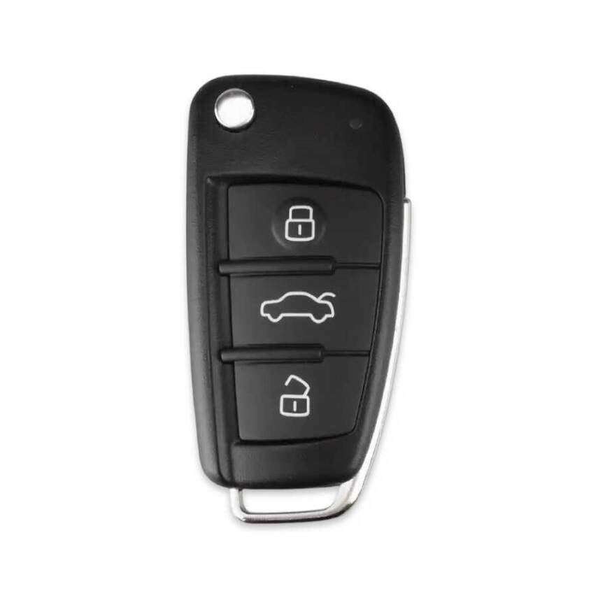 Audi 3 Buton Sustalı Kumanda Kabı - 1