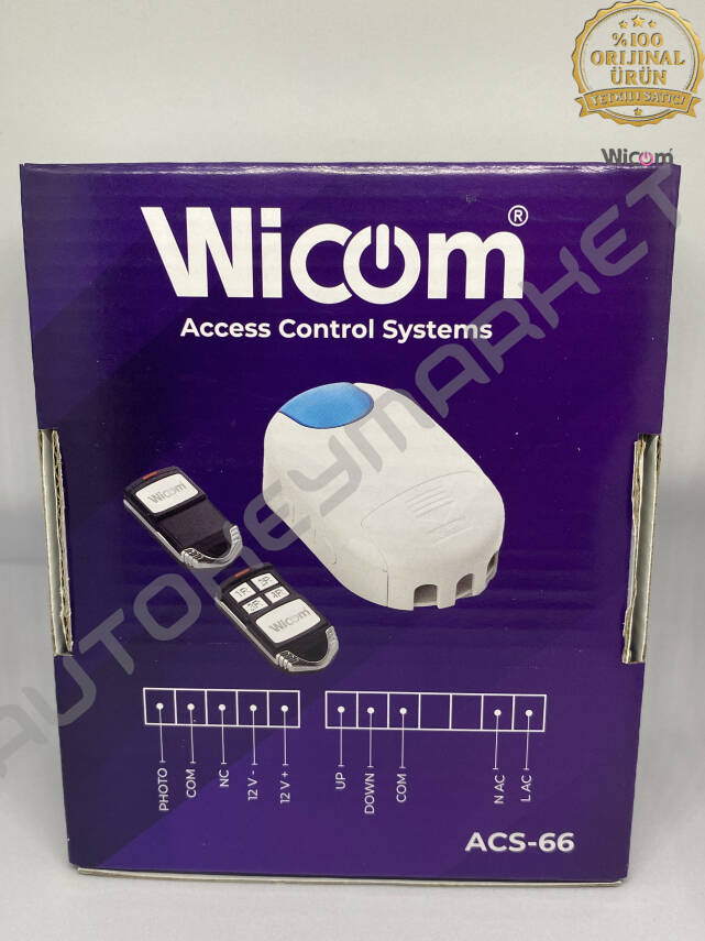 Wicom ACS-66 Fotosel Özellikli Kepenk Alıcısı 2 Adet Kumanda - 3