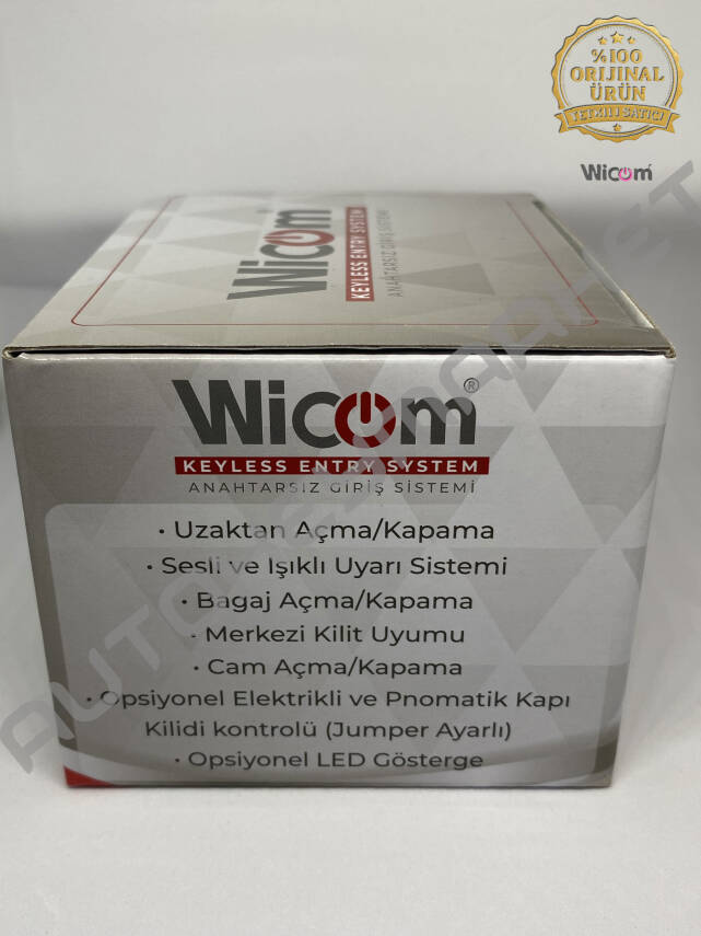 Wicom Oto Merkezi Kilit Uzaktan Açma Kapama Modülü VW Tip Anahtarlı - 5